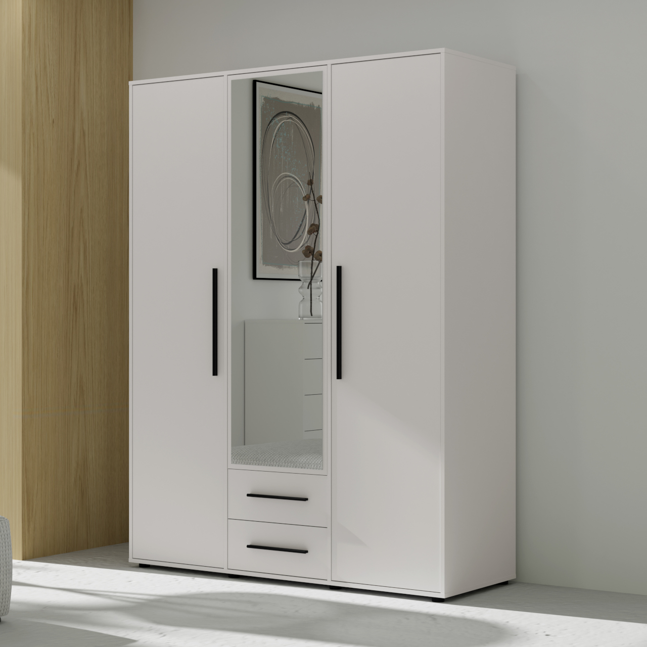 MAXIONE SZ3D2SZ MX-12 skriňa, biela 