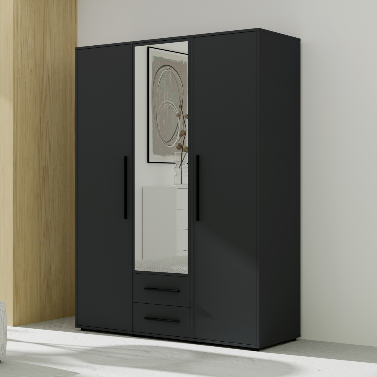 MAXIONE SZ3D2SZ MX-12 skriňa, čierna
