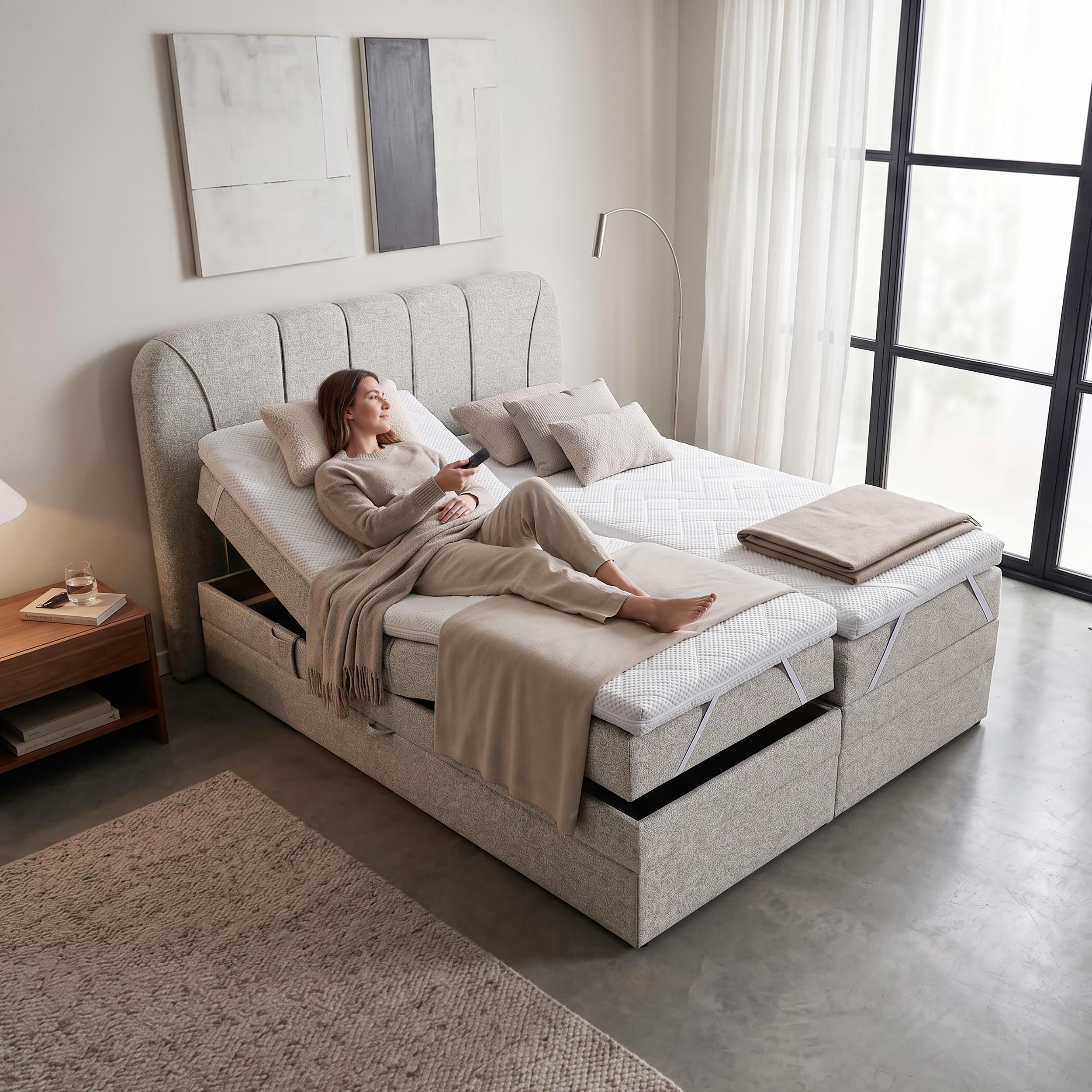 ROYAL boxspring posteľ s úložným priestorom